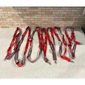 Disney Cruise Line Disney Vacation Club Member Red Adjustable Lanyard bundle